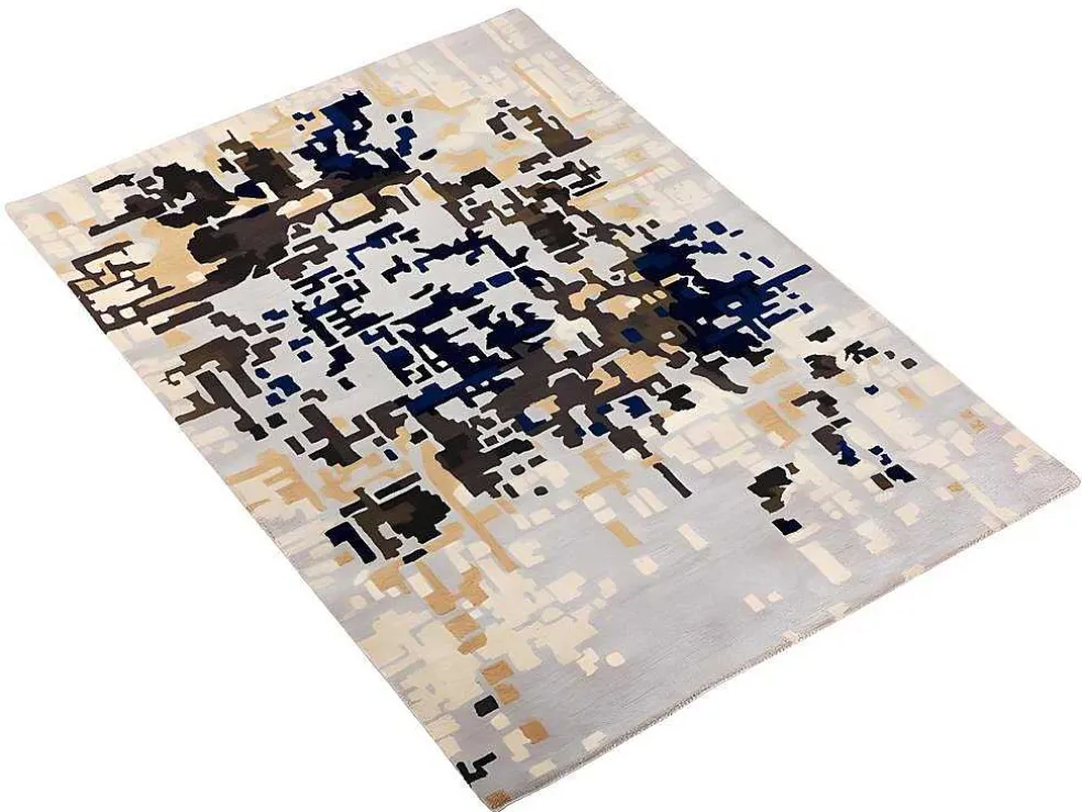 Tapijt Met Geometrisch Design Van 100% Handgeweven Wol - 160 X 230 Cm - Meerdere Kleuren - Irving