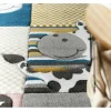 Tapijt Petit Zoo Dieren , Dierentuincreme / Grijskleuring 240X330 Cm