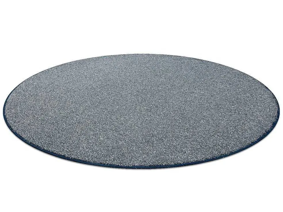 Tapijt Rond Excellence Blauw 897, Glad, Melange Cercle 200 Cm