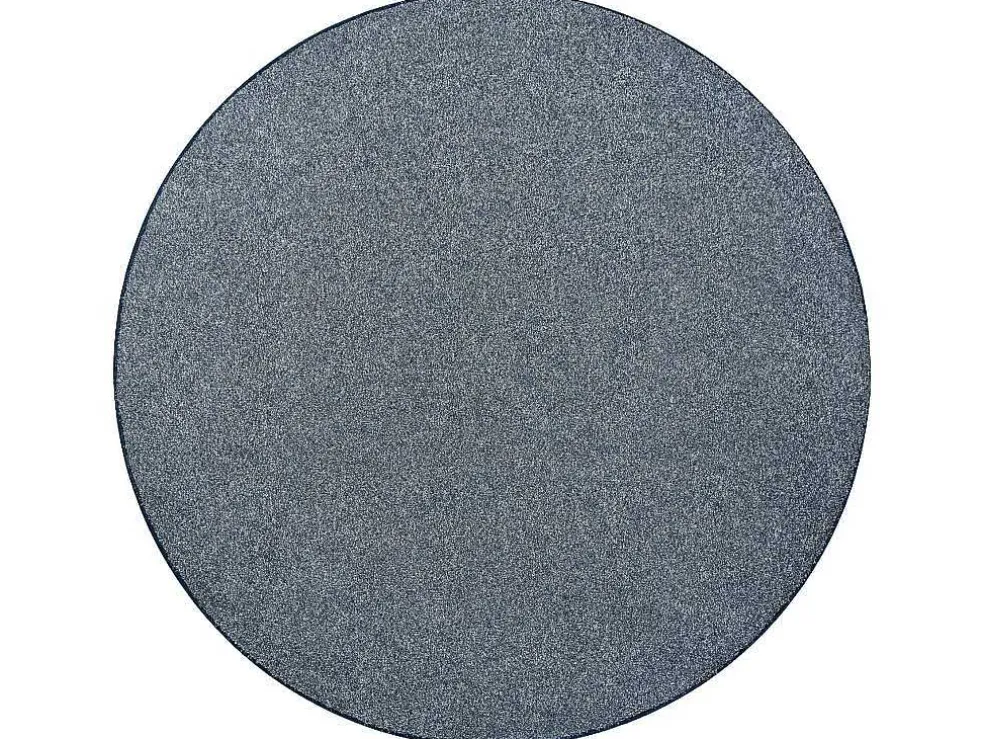 Tapijt Rond Excellence Blauw 897, Glad, Melange Cercle 200 Cm