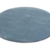 Tapijt Rond Shaggy Micro Grijskleuring Cercle 100 Cm