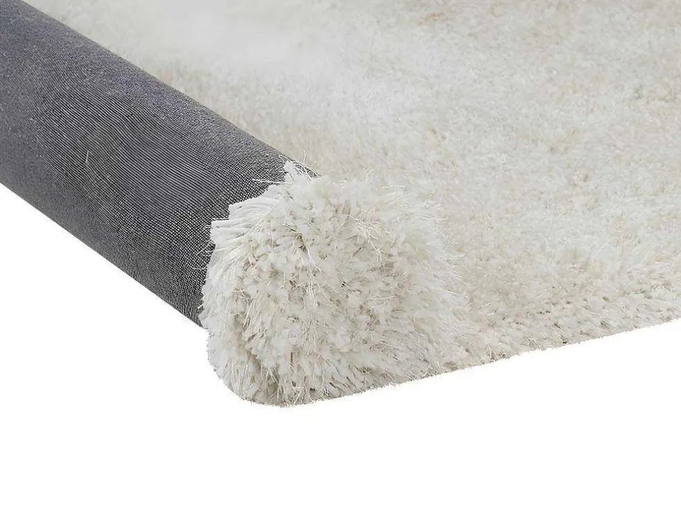 Tapijt Shaggy Van Microvezel Harvey - Polyester - Wit - 160 X 230 Cm