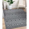 Tapijt Structureel Sole D3852 Boho, Diamanten Plat Geweven, Twee Poolh 200X290 Cm
