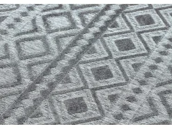 Tapijt Structureel Sole D3852 Boho, Diamanten Plat Geweven, Twee Poolh 200X290 Cm