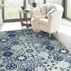 Tapijt Van Vinyl Met Cementtegeleffect - 120 X 180 Cm - Blauw - Rica