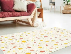 Tapijt Van Vinyl Met Terrazzo-Effect - 120 X 180 Cm - Meerdere Kleuren - Stonya