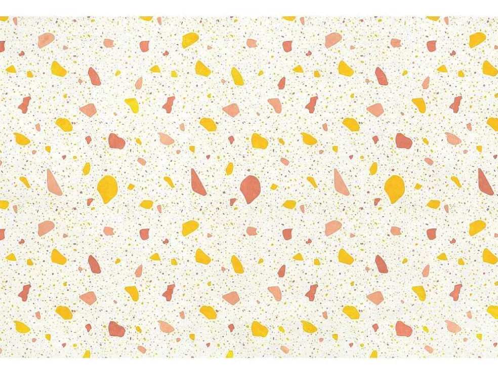 Tapijt Van Vinyl Met Terrazzo-Effect - 120 X 180 Cm - Meerdere Kleuren - Stonya