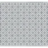 Tapijt Van Vinyl Met Vloertegelmotief Terquise - 120 X 180 Cm - Blauw En Wit