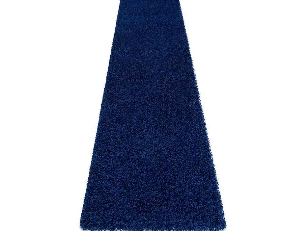 Tapijt, Vloerbekleding Soffi Shaggy 5Cm Blauw - Voor Keuken, Naar De G 60X300 Cm