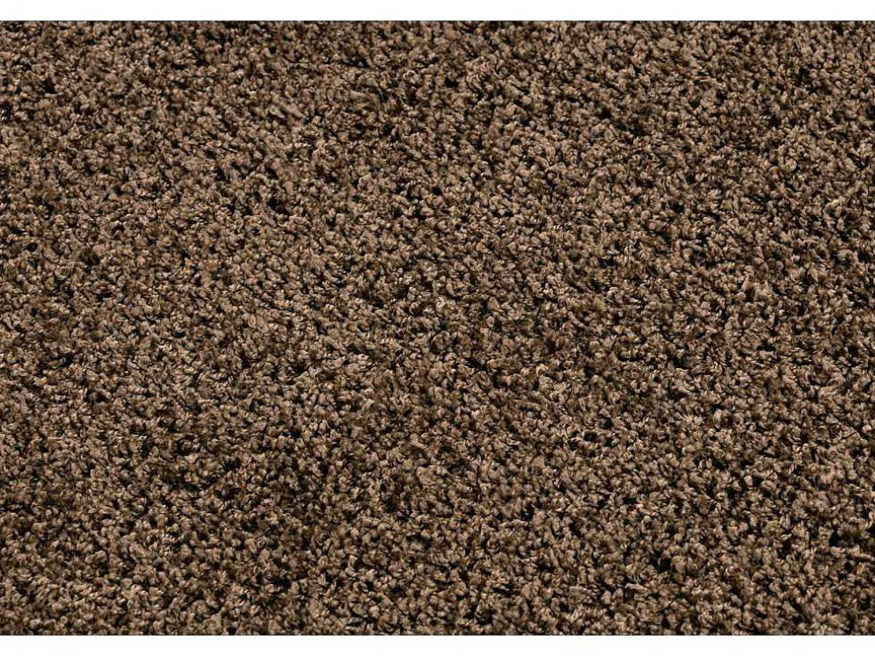 Tapijt, Vloerbekleding Soffi Shaggy 5Cm Bruin - Voor Keuken, Naar De G 70X300 Cm