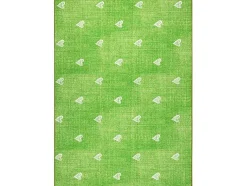 Tapijt Voor Kinderen Hearts Jeans Gewreven Harten, Kinderen - Groen 300X450 Cm