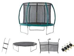 Trampoline Met Binnenbeschermingsnet, Ladder, Hoes En Verankeringsset - D.305 Cm - Wallaby