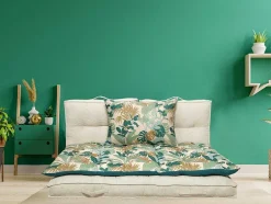 Tropisch Vloermatras Van Velours - L120 X D60 Cm - Meerdere Kleuren - Toomai