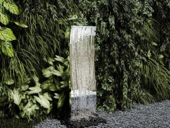 Tuinfontein Golf Van Roestvrij Staal - H130 Cm - Zilverkleurig - Hoki