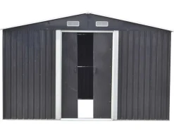 Tuinhuis Van Grijs Gegalvaniseerd Staal Manso - 12,5M