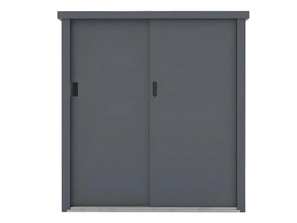 Tuinkast Van Gegalvaniseerd Staal Reivax - Grijs - 1,31 M3 - L125 X B80 X H131 Cm
