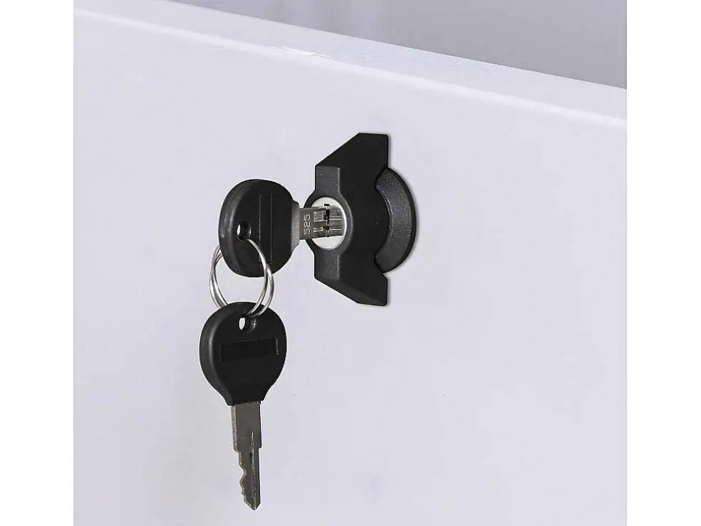 Tuinkist Mcw-J56 Afsluitbaar, Lichtgrijs