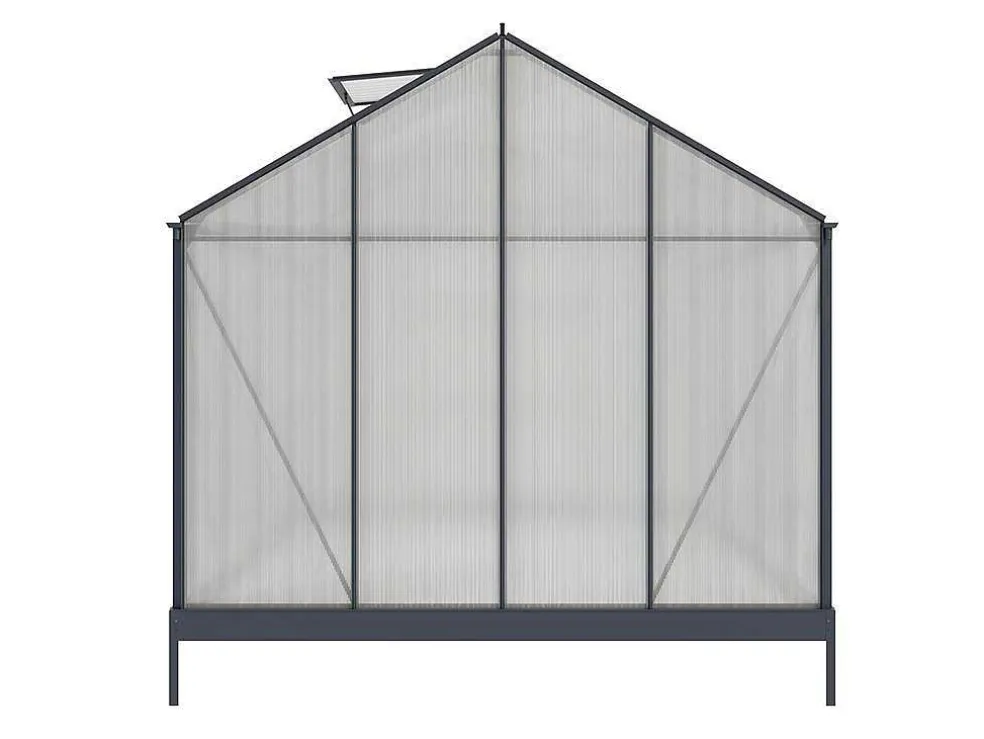 Tuinserre Corolle Ii 9 M Van Polycarbonaat - Antraciet