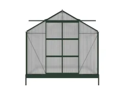 Tuinserre Van Polycarbonaat Anissa Met Basis - 5,9 M - Groen