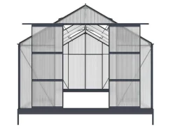 Tuinserre Van Polycarbonaat In 13M Kalida - Antraciet