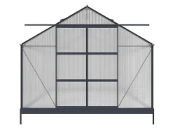 Tuinserre Van Polycarbonaat In 13M Kalida - Antraciet