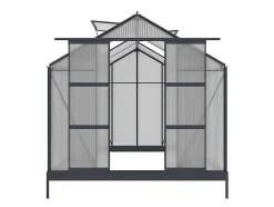 Tuinserre Van Polycarbonaat 7.5 M Greenea Ii - Antraciet