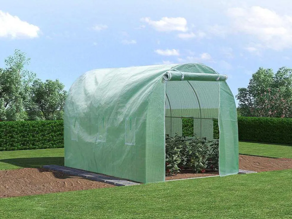 Tunnelkas Met Staalstructuur Ipomea 6M - L300Xb200Xh200 Cm