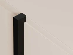 Tv-Meubel Met 4 Deuren Van Mdf - Beige En Zwart - Luvonia