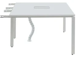 Uitbreiding Voor Bureau Bank 2 Personen - Wit - L120 Cm - Downtown