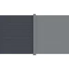 Uitbreiding Voor Het Hek H182 X L178,3 Cm In Donkergrijs Aluminium - Otavio