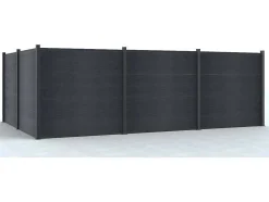 Uitbreiding Voor Omheining In Composietplaten Enola H.180 Cm - Antraciet