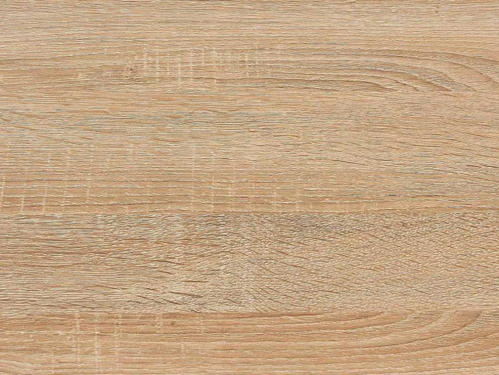 Uitschuifbare Eettafel 6 Tot 10 Plaatsen Van Mdf En Hevea - Naturel En Zwart - Catonav