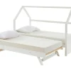 Uitschuifbed 2 X 90 X 190 Cm - Grenen - Wit - Hurra