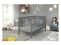 Universal Kinderbed Grijs Mat.