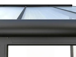 Veranda Van Aluminium En Polycarbonaat Met Uv-Bescherming - 15,8 M - Antraciet - Mathilda