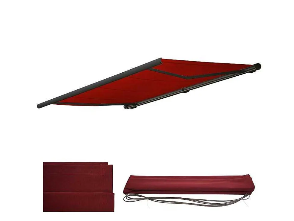 Vervangingshoes Voor Luifel H124, Acryl Bordeaux-Rood