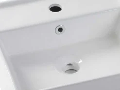 Vierkante Witte Keramische Wastafel - Verini