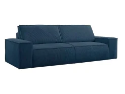 Vierzits Slaapbank Amelia Van Pascal Morabito - Ribfluweel - Blauw