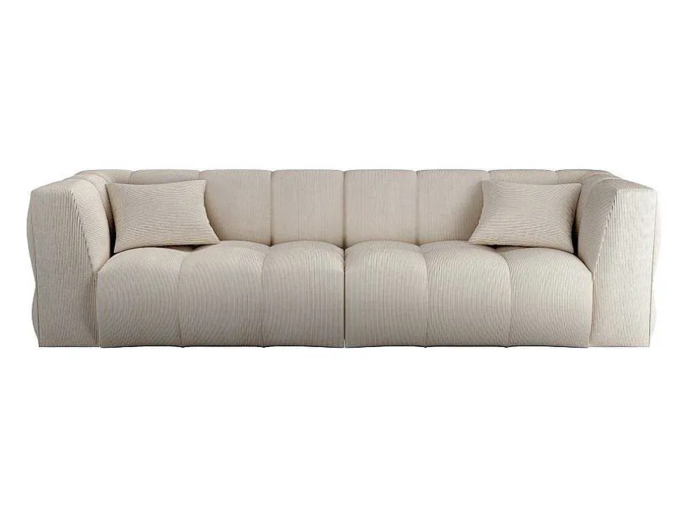 Vierzitsbank Van Beige Ribfluweel Naemia Van Maison Cephy