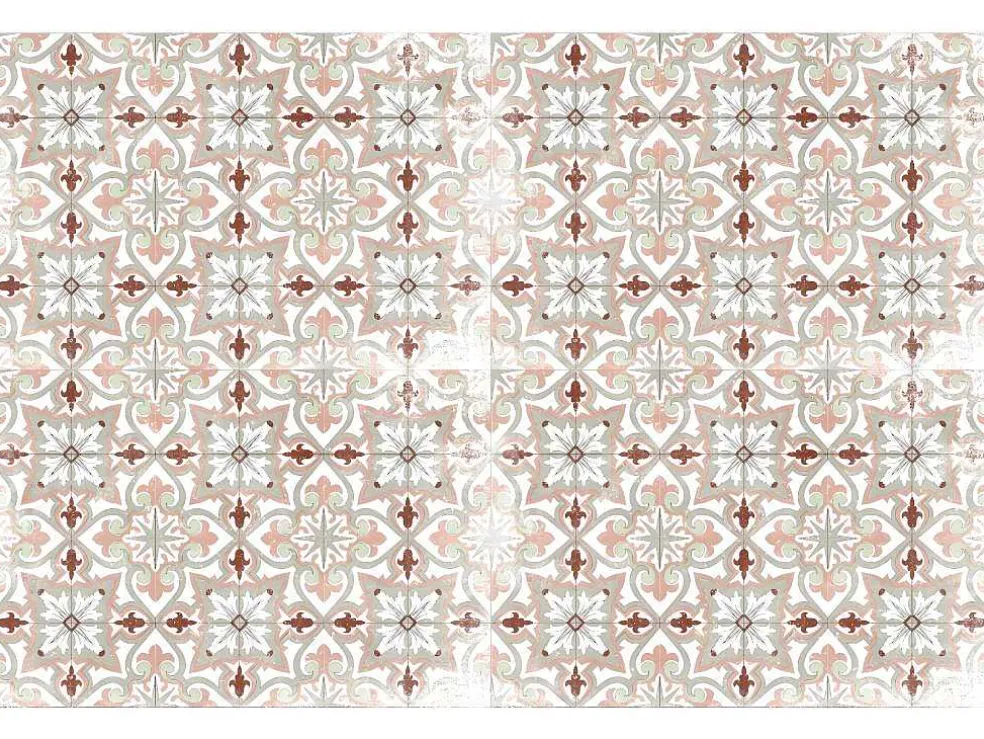 Vinyltapijt Met Tegeleffect Palma - 120 X 180 Cm - Multikleuren
