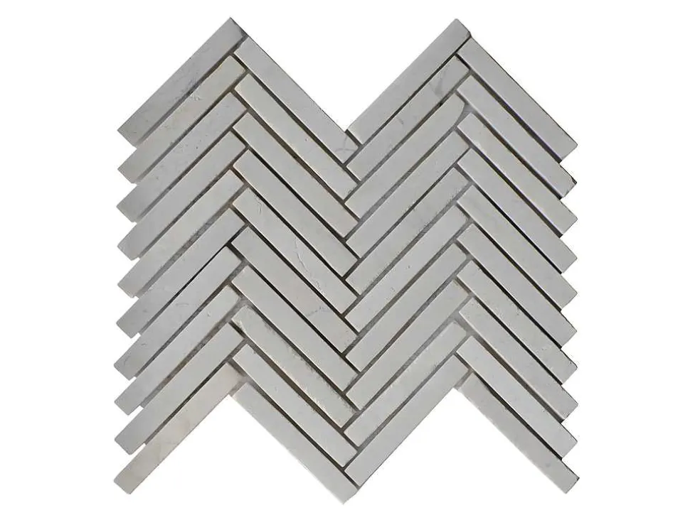 Vloer- En Wandmozaiek In Creme Marmer - Set Van 1M - Mandros