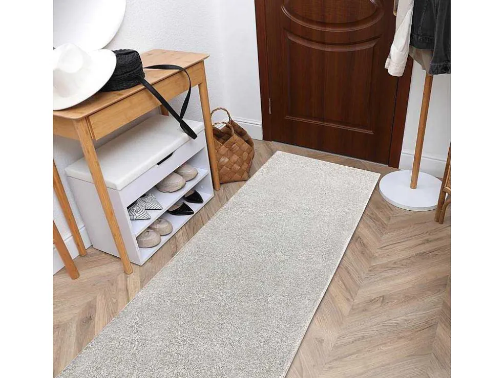 Vloerbedekking Santa Fe Creme 03, Glad, Uniform, Enkele Kleur 50X500 Cm