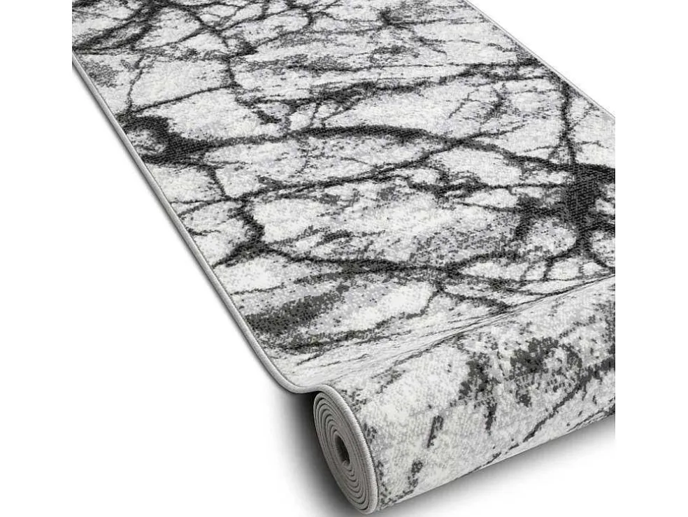 Vloerbekleding Bcf Morad Marmur Marmer Grijs 80 Cm 80X360 Cm