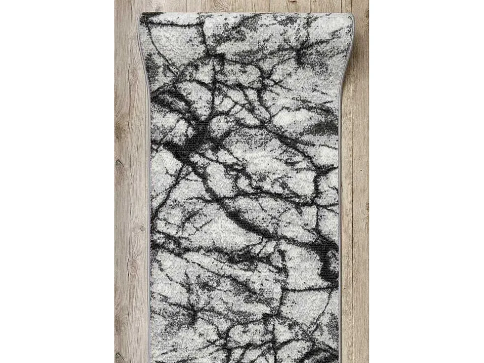 Vloerbekleding Bcf Morad Marmur Marmer Grijs 80 Cm 80X360 Cm