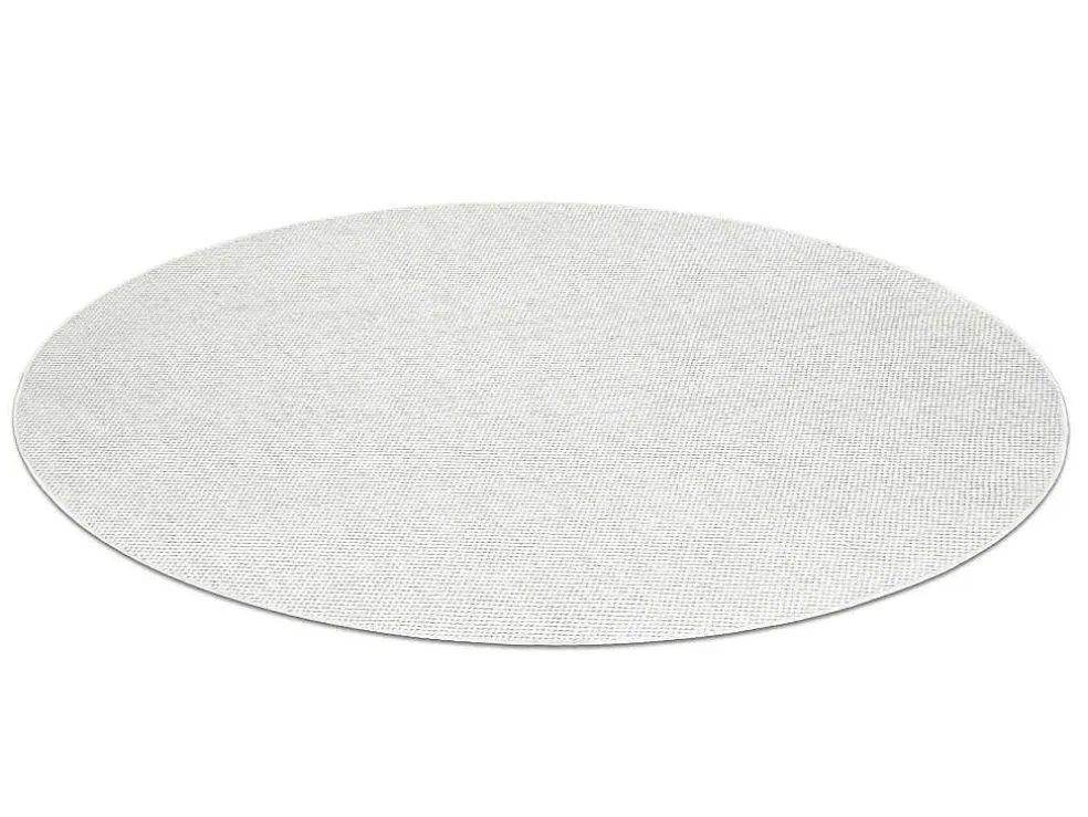 Vloerkleed Casablanca Plus Rond Creme Eenkleurig, Lus Cercle 80 Cm