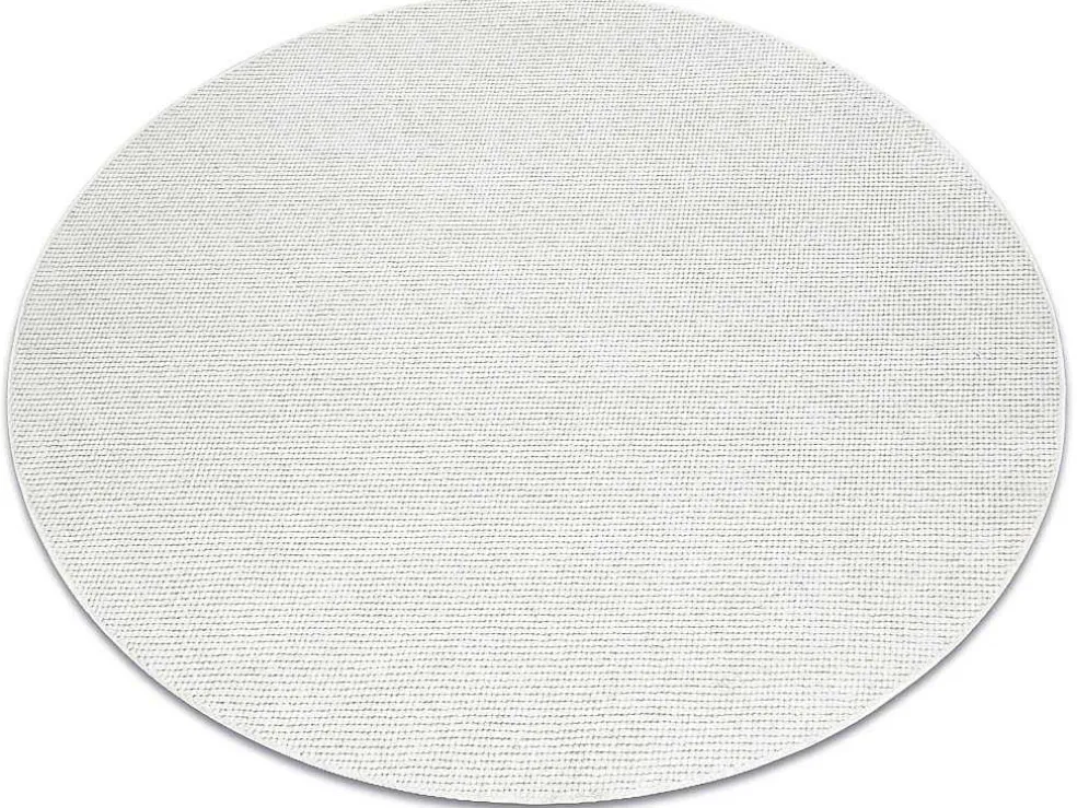 Vloerkleed Casablanca Plus Rond Creme Eenkleurig, Lus Cercle 80 Cm
