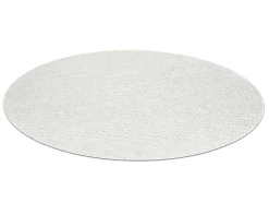 Vloerkleed Casablanca Plus Rond Creme Eenkleurig, Lus Cercle 150 Cm