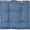 Vloerkussen Van Katoen - 45 X 45 Cm - Blauw - Honduras
