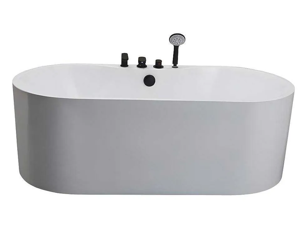 Vrijstaand Bad Met Kraan Stepona - 195 L - 150 X 75 X 58 Cm - Wit