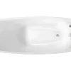 Vrijstaande Badkuip Natalia - Eenpersoons - 220L- 150X75Xh70Cm - Wit